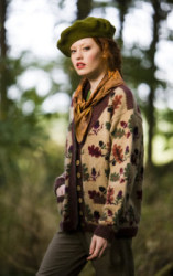 Acorn shawl-collared jacket