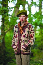 Acorn shawl-collared jacket