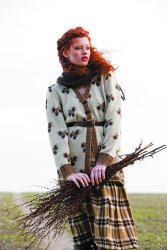 Hazelnut V-necked jacket