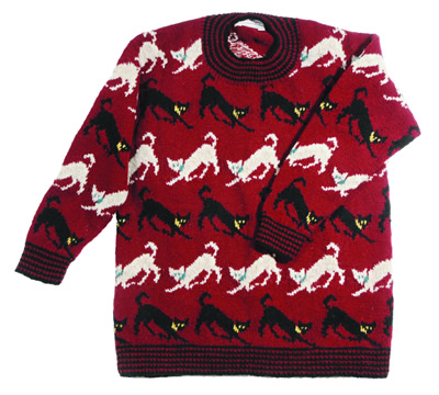 Prowling Cats Sweater kit