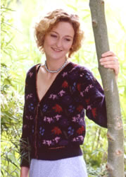studio knit cardigan by Sasha Kagan