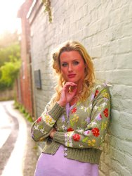 Wildflower cropped cardigan
