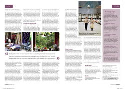 Interview with Sasha from Knitting magazine December 2008 - pages 3 & 4