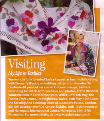 A Designer's Life press cutting from Yarn Market News