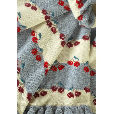 Cherry Shawl detail