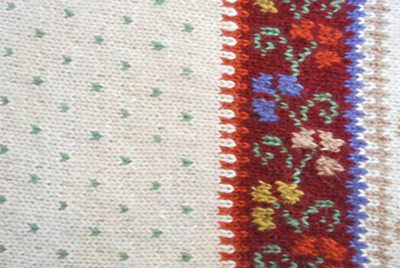 Carinthia Coat in Natural White - detail