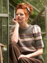 Dotty short-sleeved sweater