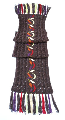 Leafy Scarf Set
