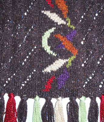 Leafy Scarf Set