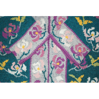Oriental Flower Kimono detail