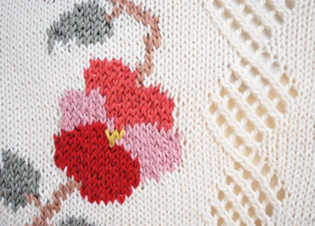 Pansy Chain Cardigan detail Pansy Chain Cardigan detail