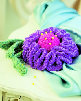Ruffle Flower Pincushion kit