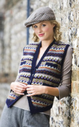Spot tuxedo waistcoat
