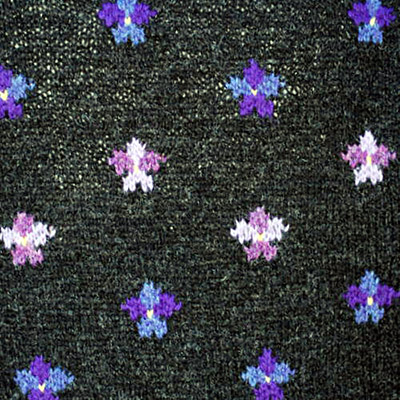 Violets Shetland Shawl detail