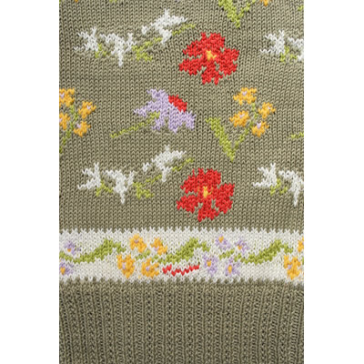 Wildflower Cropped Cardigan detail