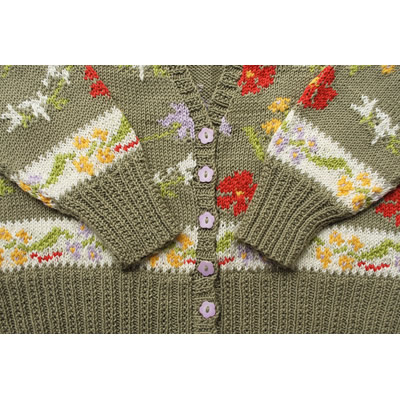 Wildflower Cropped Cardigan detail