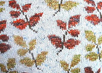 Leafy Bolero detail