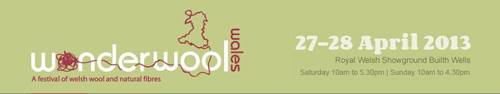 go to Wonderwool Wales website Wonderwool Wales 2013 banner