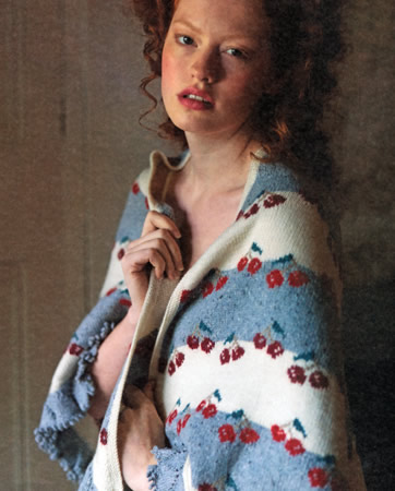 Cherry Shawl kit