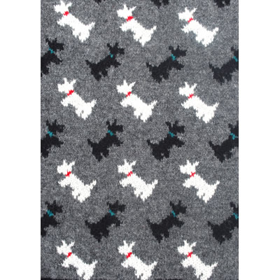 Scotty Dog Sweater detail