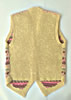 Spot Tuxedo Waistcoat in Oatmeal back view